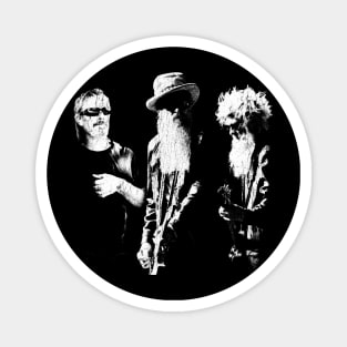 Retro ZZ Top Magnet